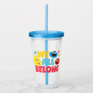 We All Belong Stars Acrylic Tumbler