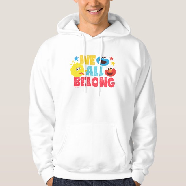 We All Belong Stars Hoodie (Front)
