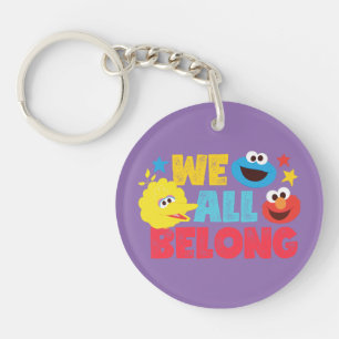 We All Belong Stars Key Ring