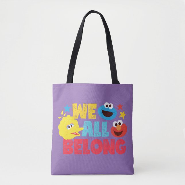 We All Belong Stars Tote Bag (Front)