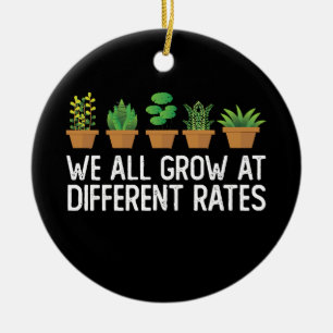 We All Grow At Different Rates Ceramic Tree Decoration
