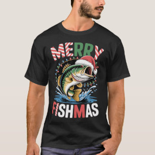 We All Know Who Really Catches The Big One! Santa T-Shirt