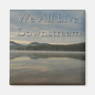 We All Live Downstream Magnet