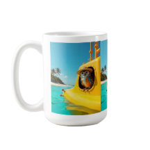 we all live in a yellow submarine fun mug