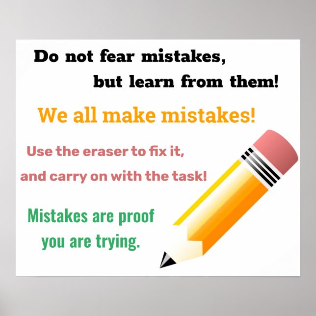 We All Make Mistakes Poster (Front)