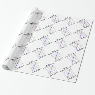 We All Regress To The Mean Eventually Stats Humour Wrapping Paper