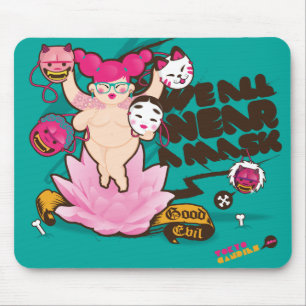 We all wear a mask mouse mat