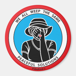 We All Weep The Same 1 Red_3” Magnet