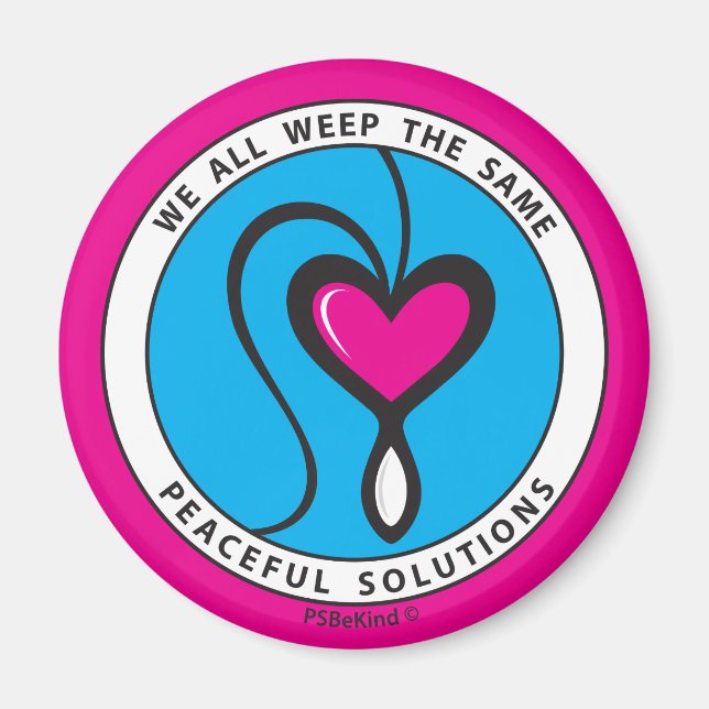 We All Weep The Same 1_Round Magnet 2.25" (Front)