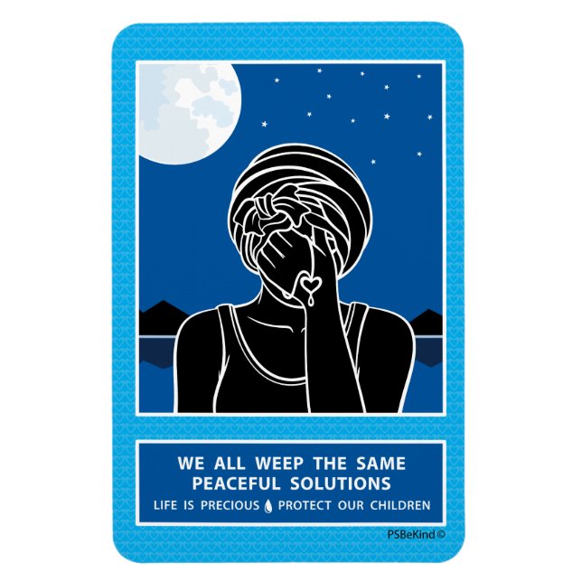 We All Weep The Same 2_Flexible Magnet 4"x6" (Vertical)