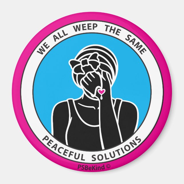 We All Weep The Same 2 Pink_3” Magnet (Front)