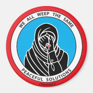 We All Weep The Same 3 Red_3” Magnet