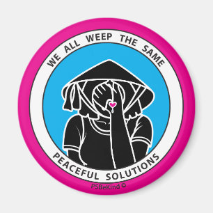 We All Weep The Same 4 Pink_2.25” Magnet