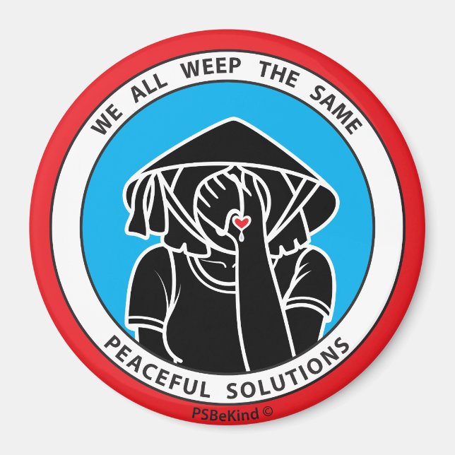 We All Weep The Same 4 Red_3” Magnet (Front)