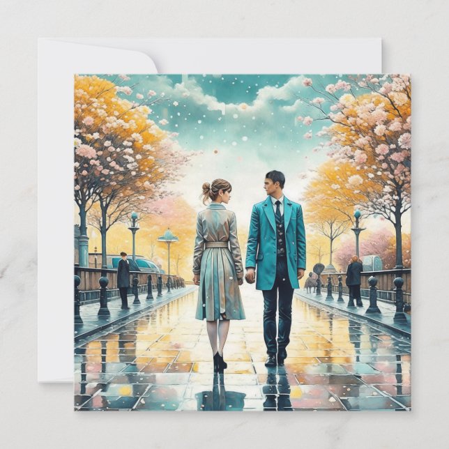 We Almost Didn't Meet | Romantic Art  Card (Front)
