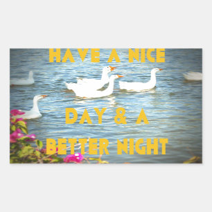 We always leave our customers happy & satisfied. rectangular sticker