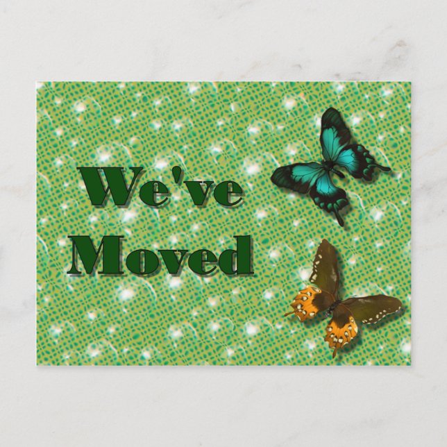 We've Moved Announcement Postcard (Front)