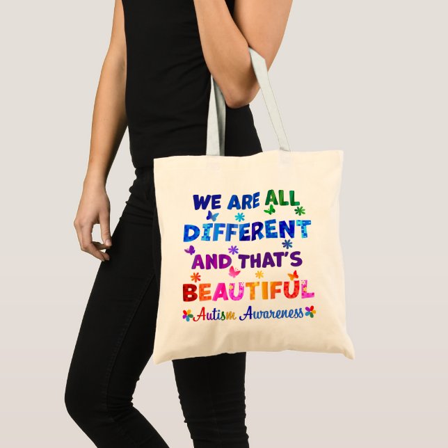 We Are All DIFFERENT Tote Bag (Front (Product))
