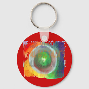 We Are All Diverse (Swirl) Keychain