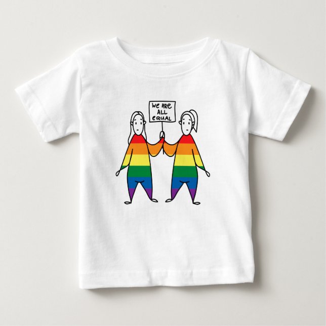 We Are All Equal Baby T-Shirt (Front)