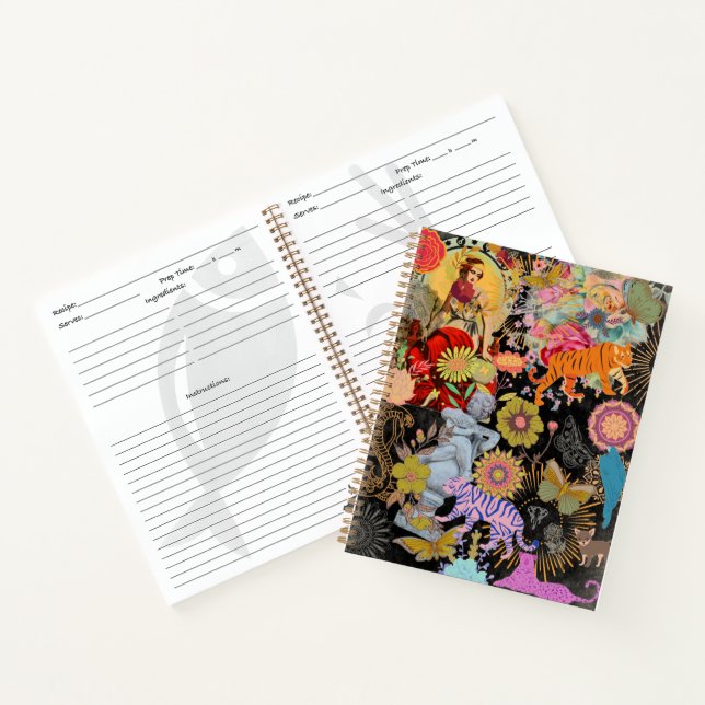 We are all gypsies recipes notebook (Inside)