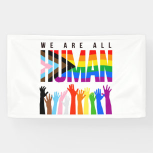 We are all human banner