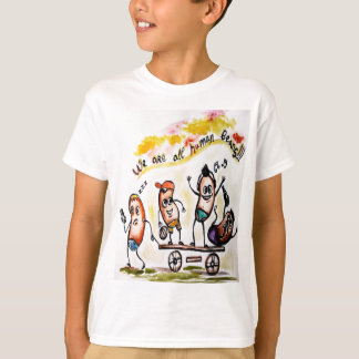 We are all human beans T-Shirt for teen boys