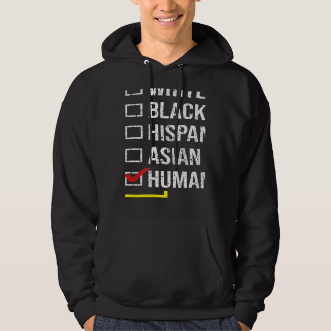 We Are All HUMAN Black History Month Black Pride D Hoodie (Front)