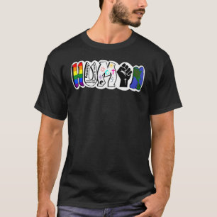 We Are All Human Lgbt Gay Rights Pride Parade Ally T-Shirt