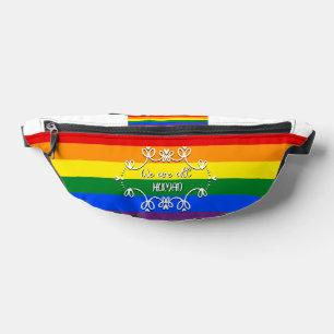 We Are All Human LGBTQ Pride Month Bum Bags