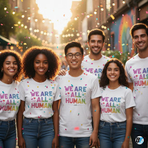 We are all human LGBTQ pride  T-Shirt