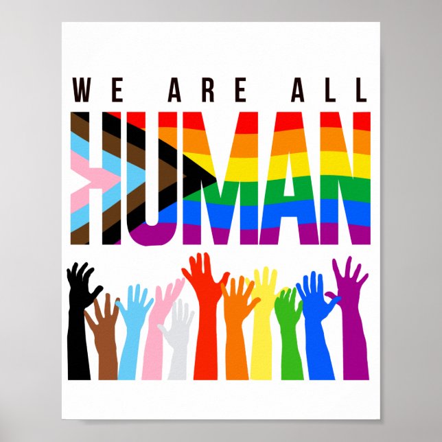 We are all human poster (Front)