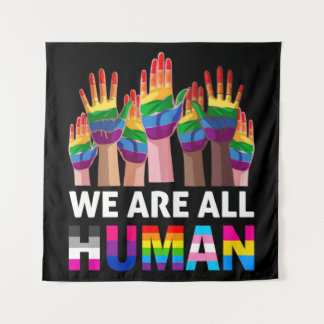 We are all humen tapestry