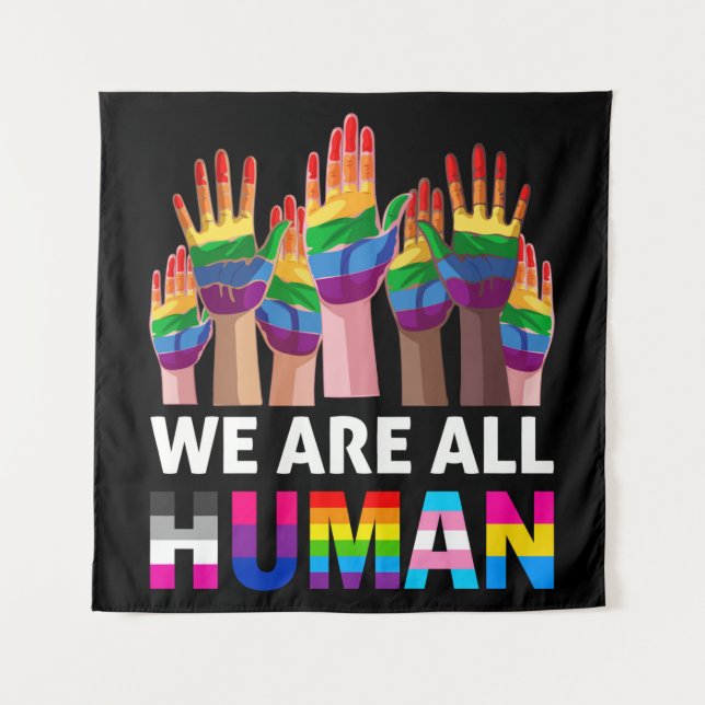 We are all humen tapestry (Front)