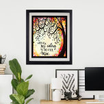 We are all Just Walking Each Other Home Poster<br><div class="desc">We are all 9n this life together and walking each other home. Be kind, be gentle and be a friend. Help each other maneuver through life. This inspirational piece with the beautiful saying is a great reminder for us all. The perfect office poster or to hang in your home. For...</div>