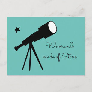 We are all made of Stars telescope Postcard