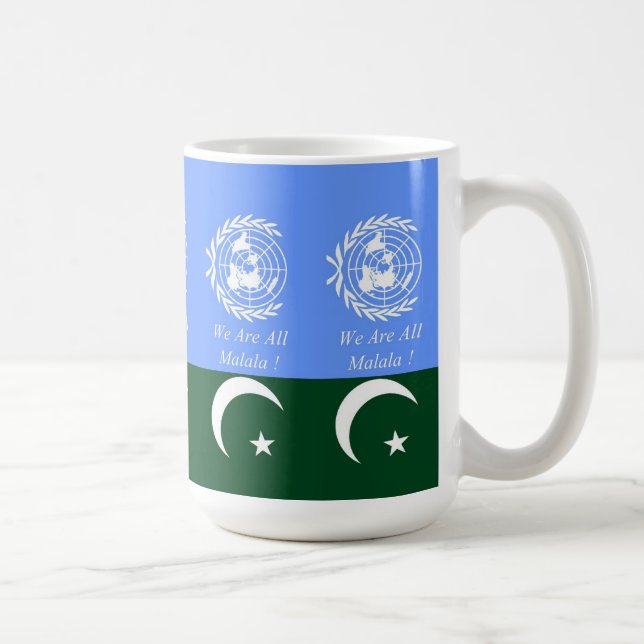 WE ARE ALL MALALA ! COFFEE MUG (Right)