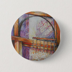 We Are All Moths Flying Around the Same Light. 6 Cm Round Badge