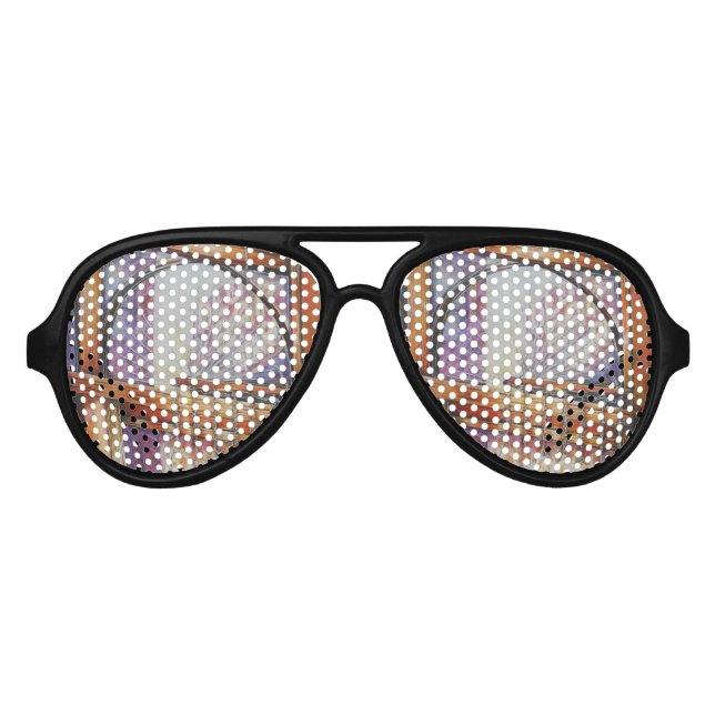 We Are All Moths Flying Around the Same Light. Aviator Sunglasses (Front)