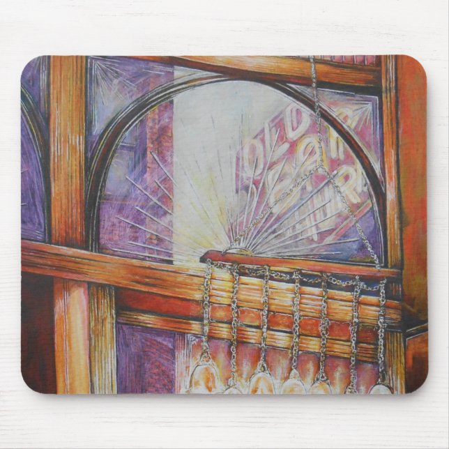 We Are All Moths Flying Around the Same Light. Mouse Mat (Front)