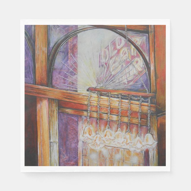 We Are All Moths Flying Around the Same Light. Napkin (Front)