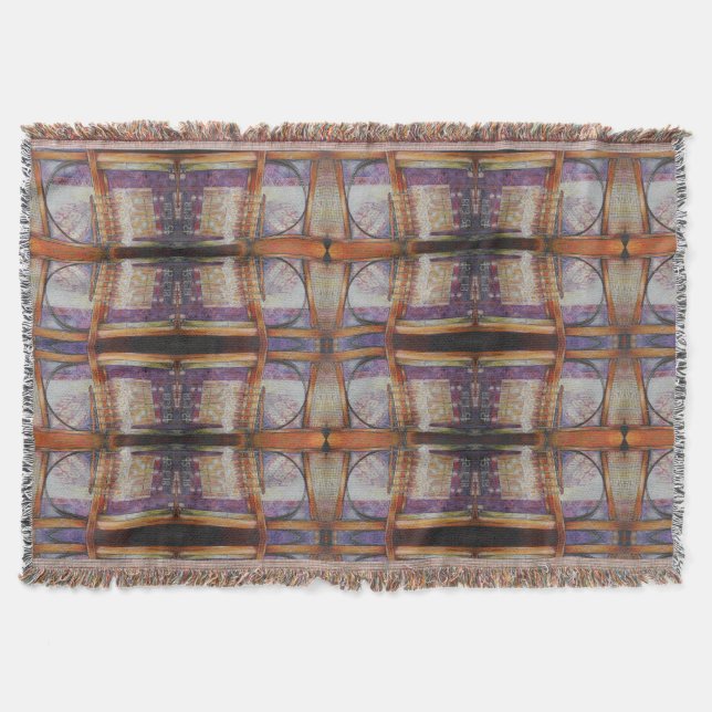 We Are All Moths Flying Around the Same Light. Throw Blanket (Front)