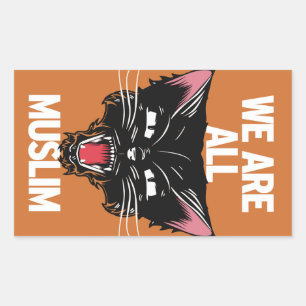 We Are All Muslim Sticker