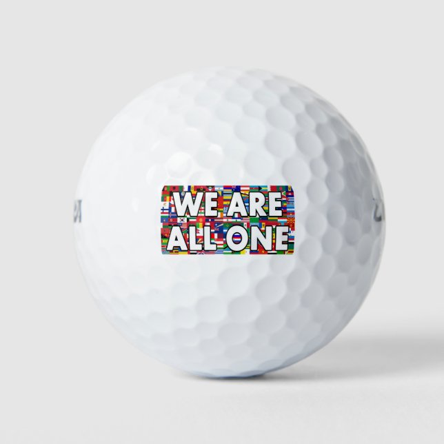We Are All One Golf Balls (Front)