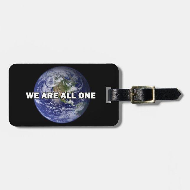 We Are All One Luggage Tag (Front Horizontal)