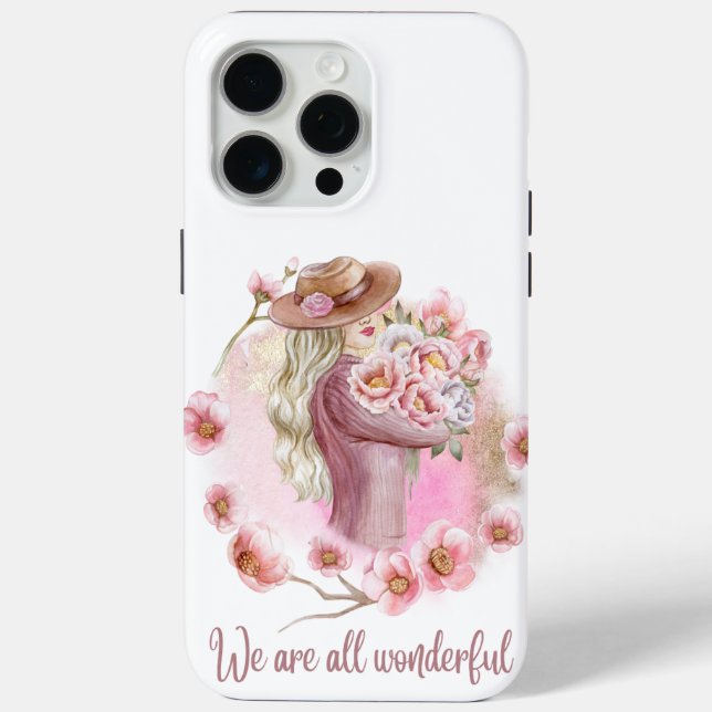 We Are All Wonderful iPhone 16 Pro Max Case  (Back)