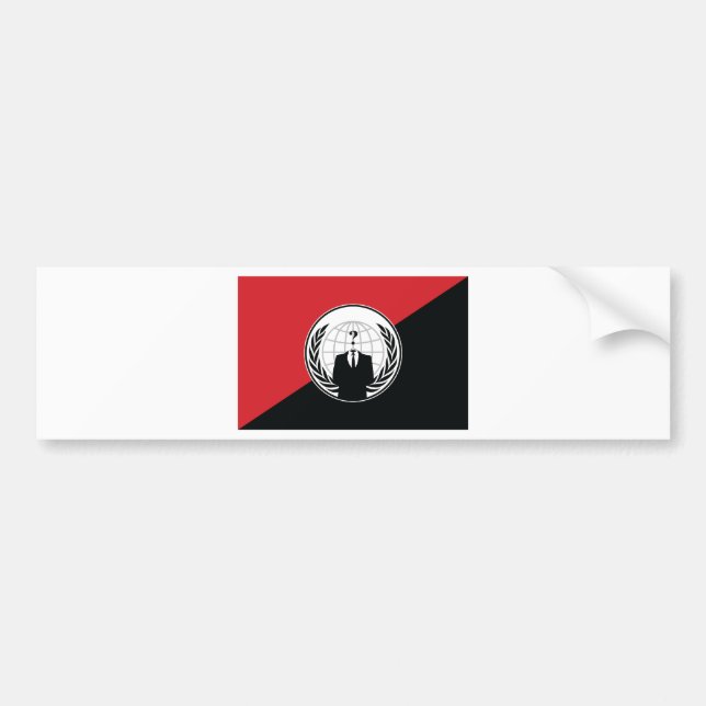 We Are Anonymous Bumper Sticker (Front)