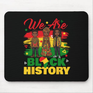 We Are Black History - Black History Month African Mouse Mat