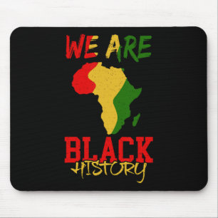 We Are Black History Month Africa Map African Amer Mouse Mat