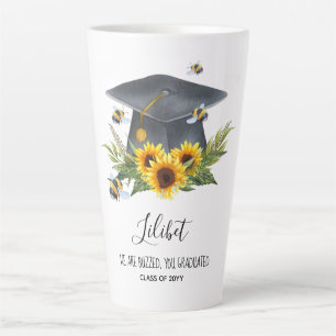 We Are BUZZED! GRADUATION Gift Personalised BEES Latte Mug